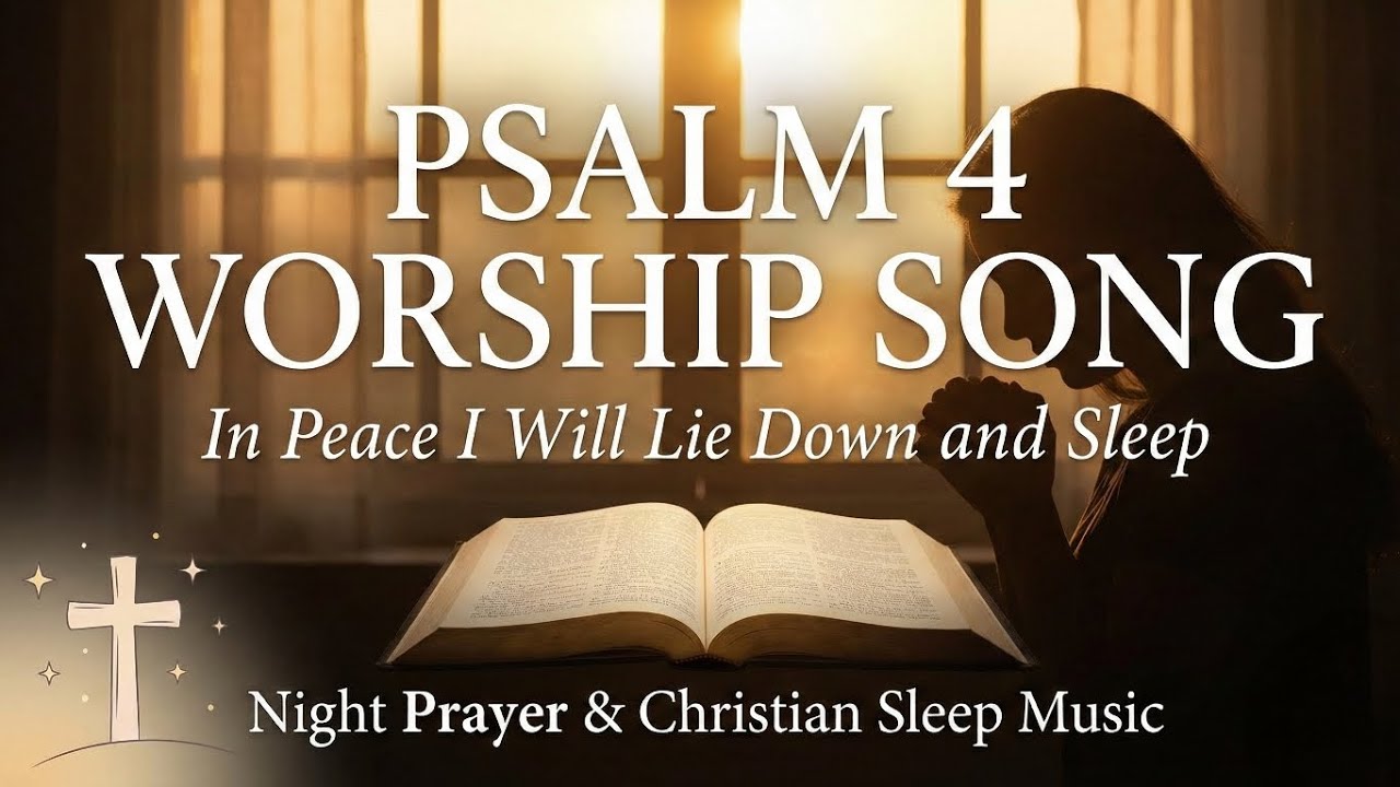 Psalm 4 Worship Song | In Peace I Will Lie Down and Sleep | Night Prayer & Christian Sleep Music