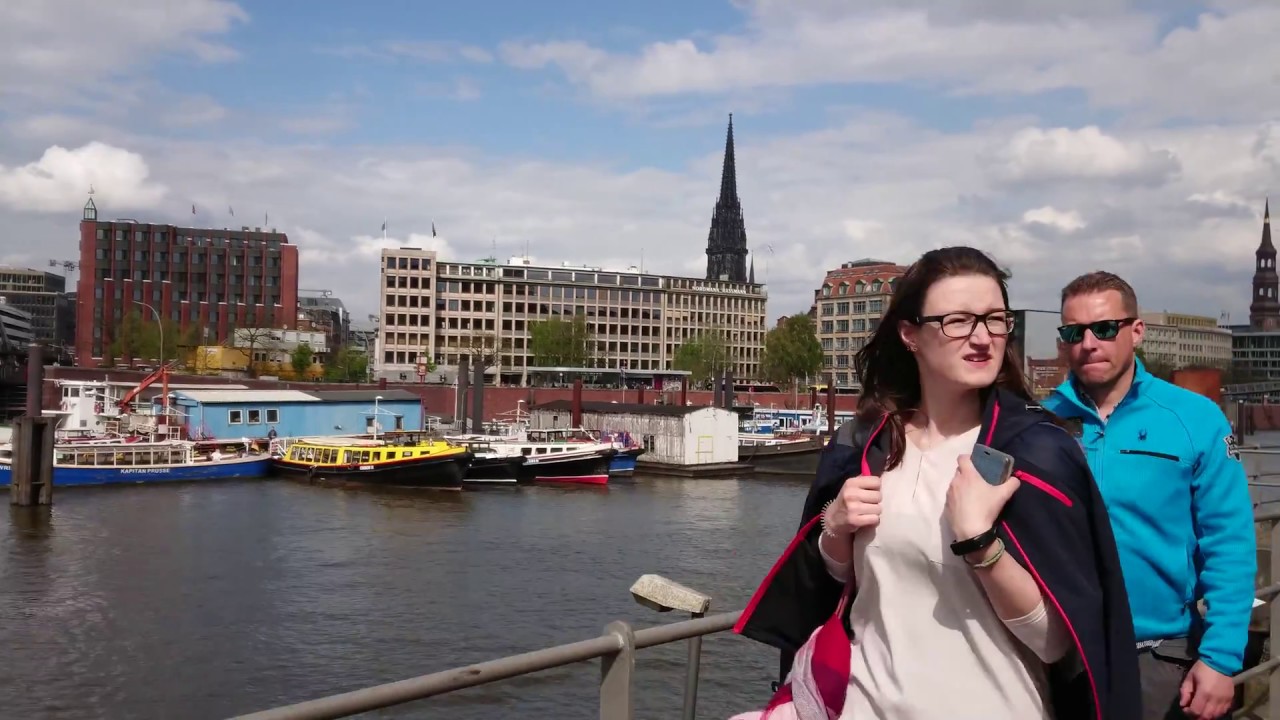 Walking in Hamburg Speicherstadt 4K 2018 real-time tour SONY XPERIA