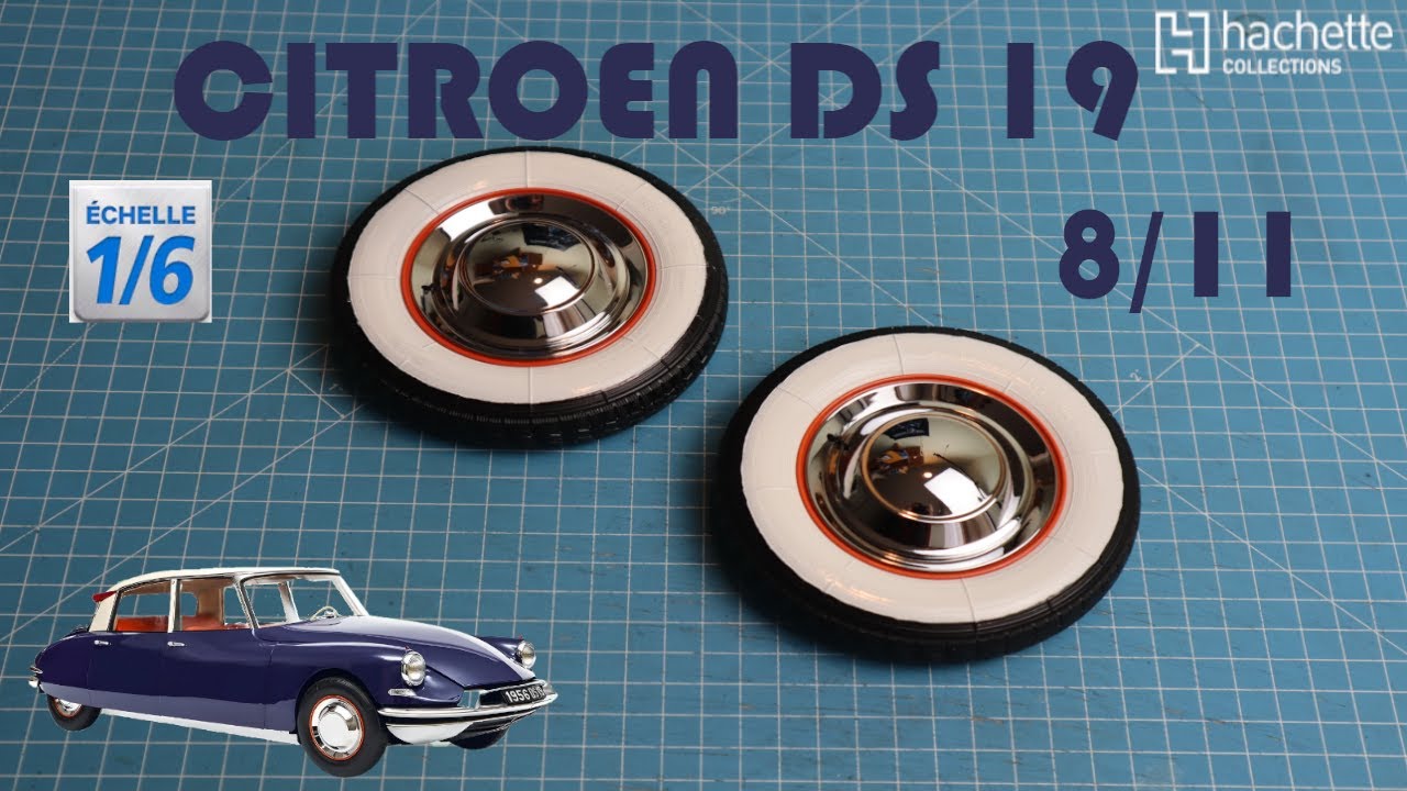 Construisez la Citroen DS 19 1/6 Hachette collections 8/9/10/11