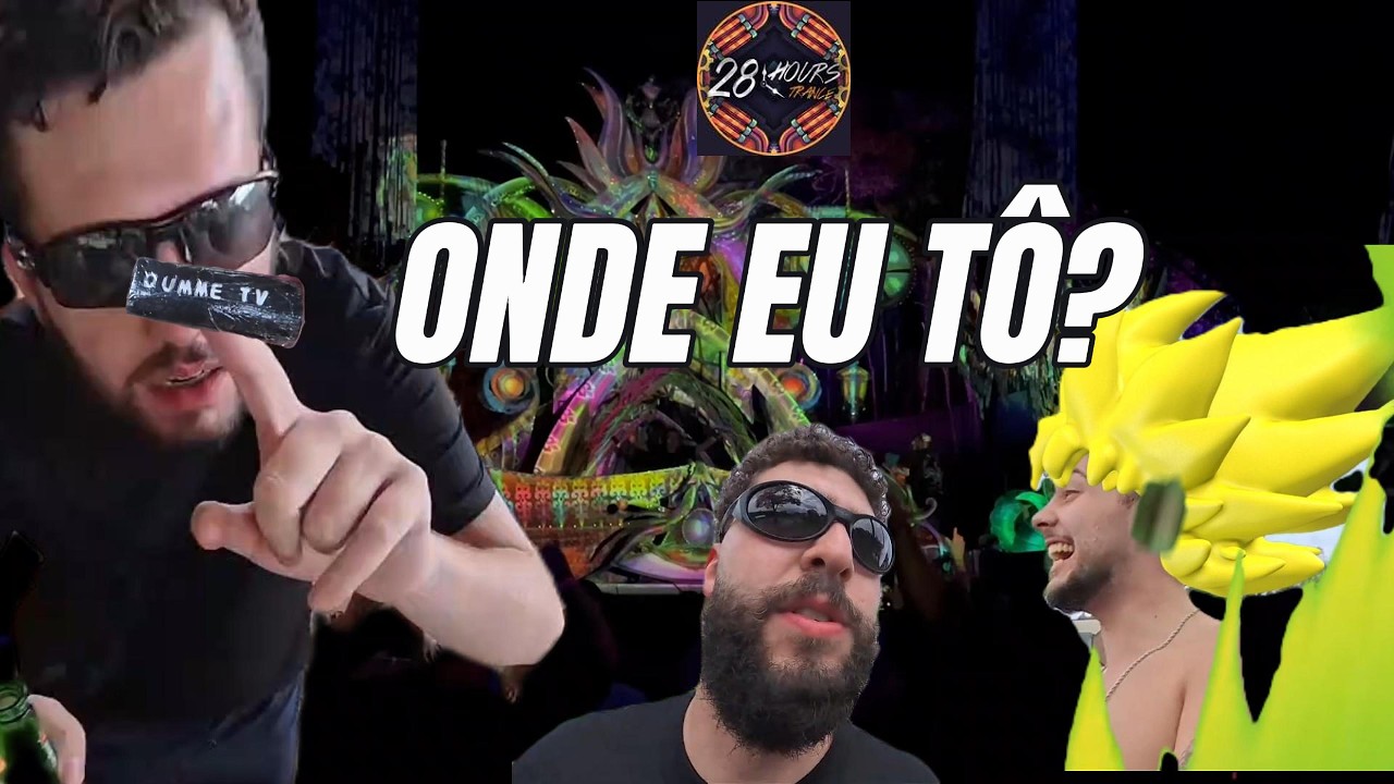 TUDO QUE ACONTECE NA RAVE - VLOG 28 Hours Trance