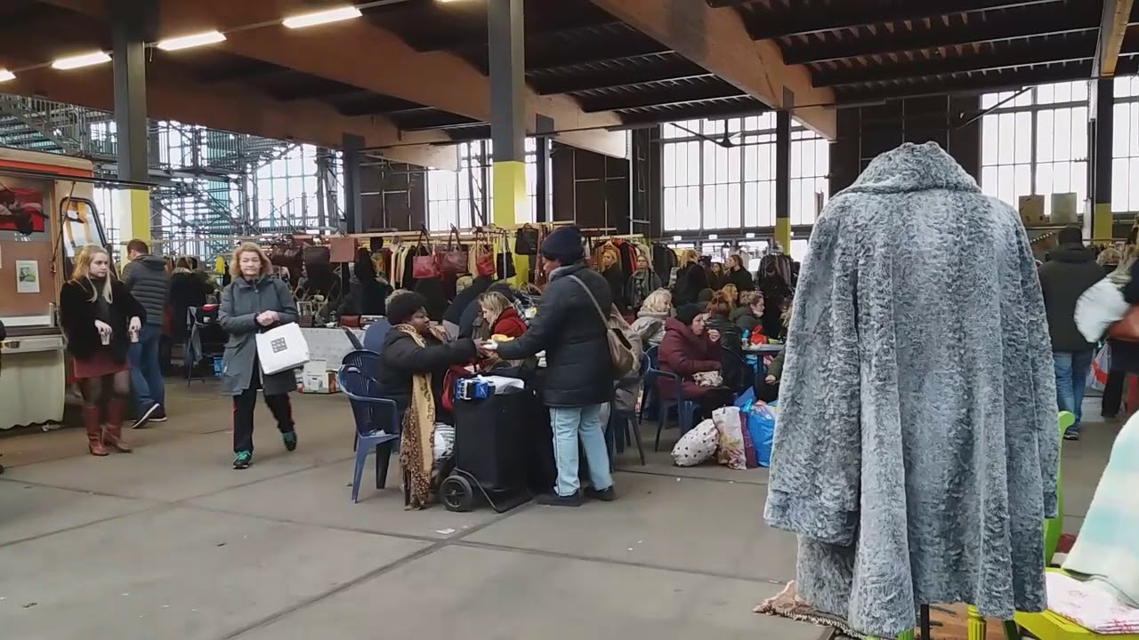 🔴Амстердам. Самый крупный рынок в Европе  IJ Hallen. NDSM.