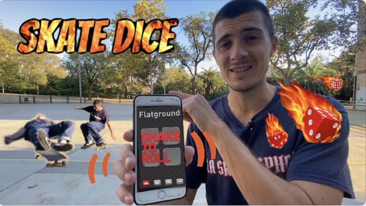 J'apprends des tricks avec Skate Dice - Game of skate - Training 🎲
