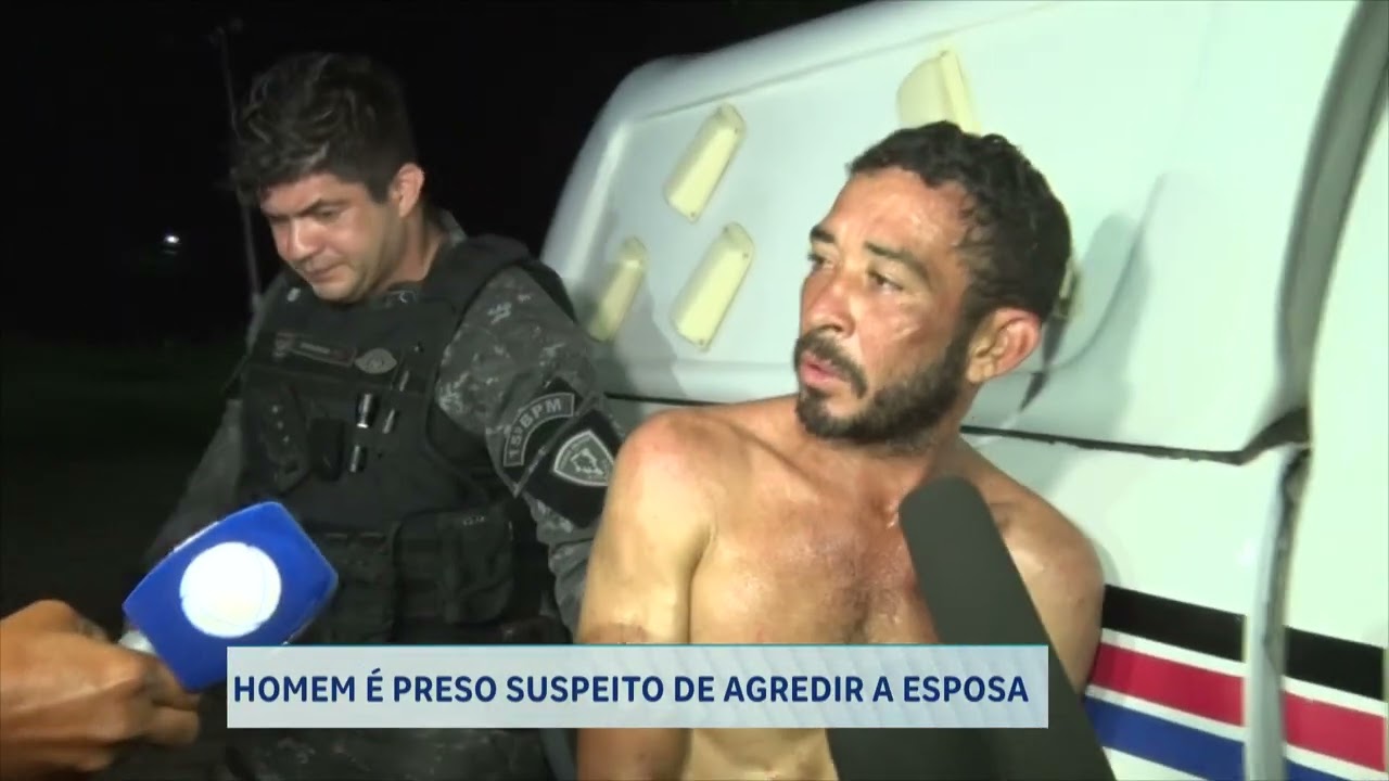 CABELUDO É PRESO SUSPEITO DE AGREDIR A ESPOSA