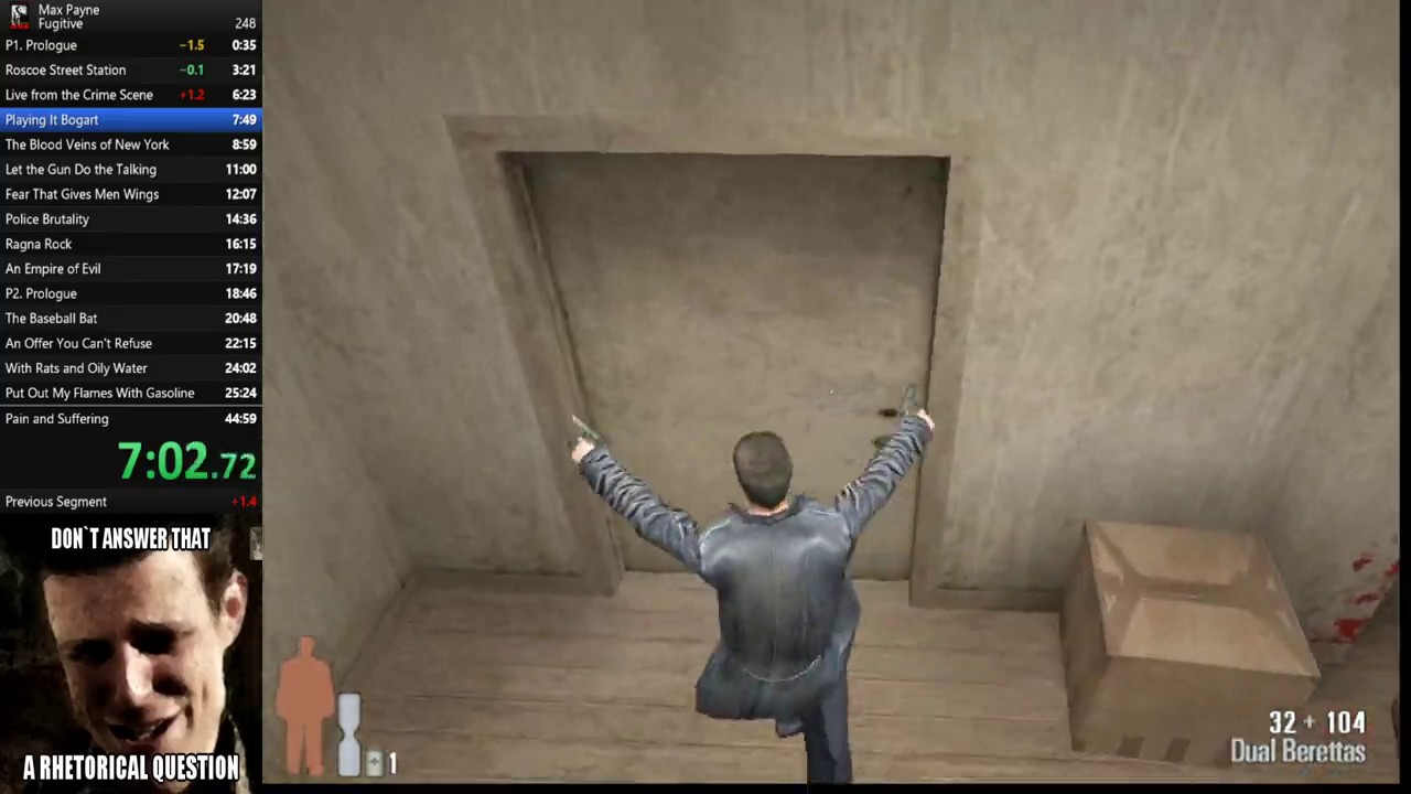 Max Payne Speedrun - Fugitive in 44:16