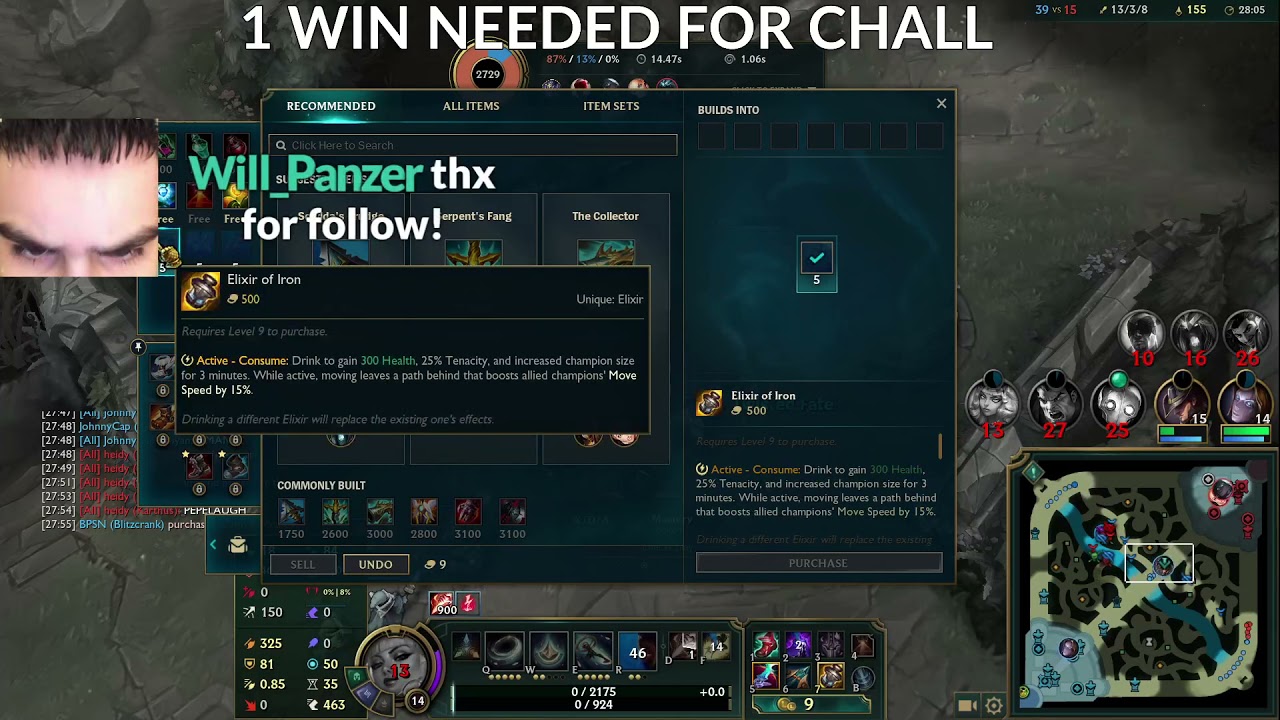 Grandmaster Johnny has 7 minutes to get challenger...