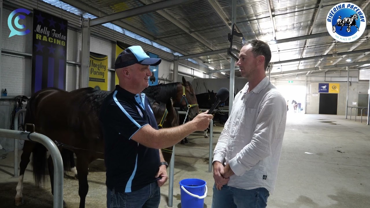 CC with Brad Hewitt at Riverina Paceway