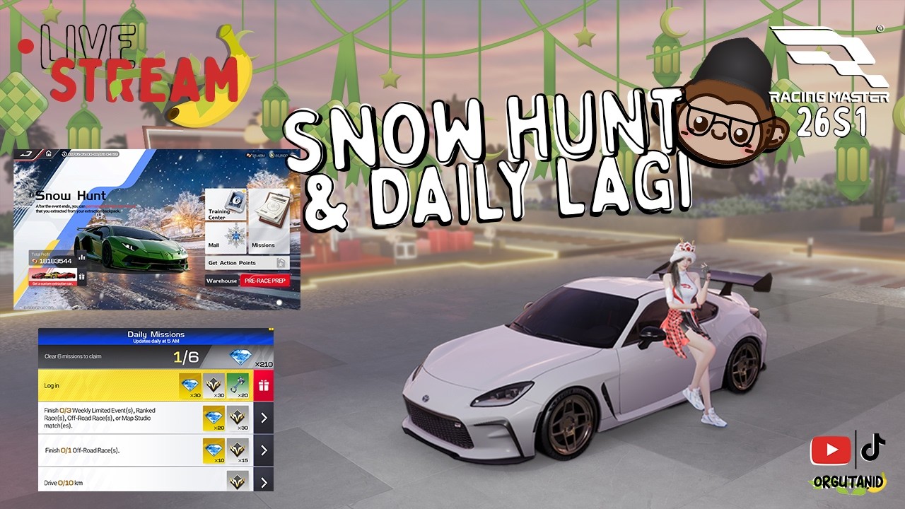 Saur Daily | Racing Master | Livestream D-186 Streamer Magang