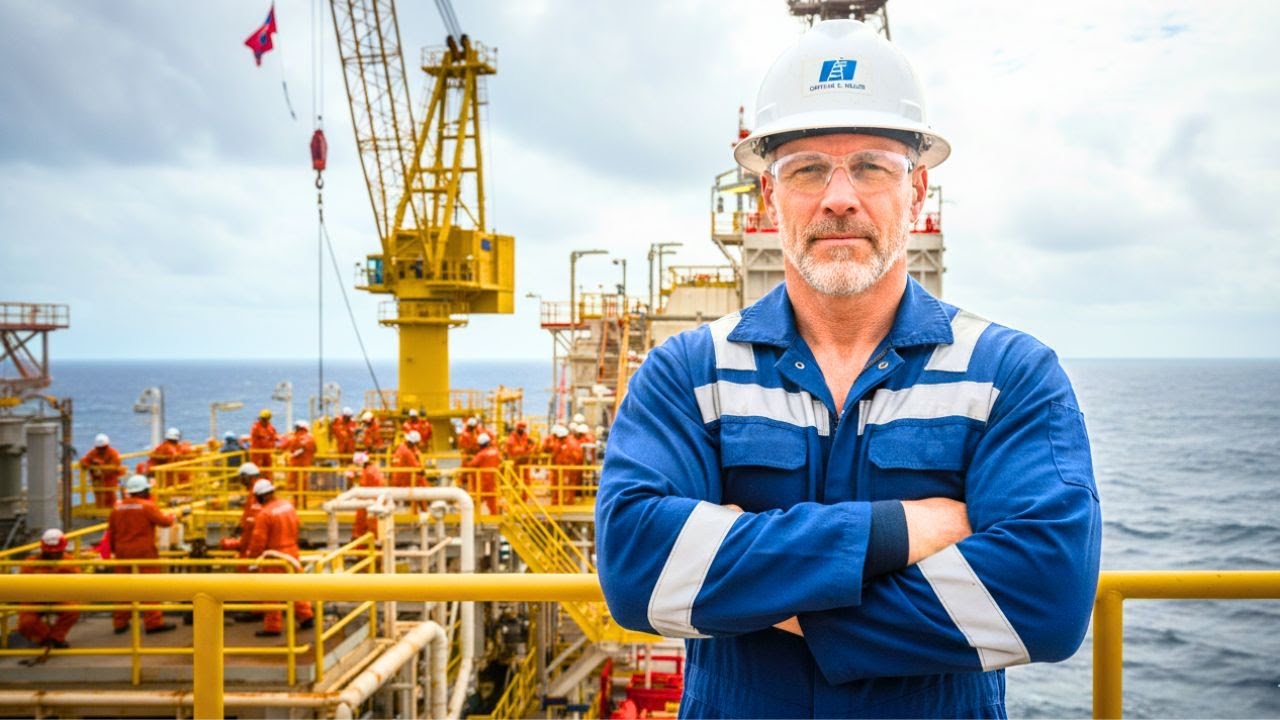 How Does The BOSS LIVE On A Massive Oil Rig