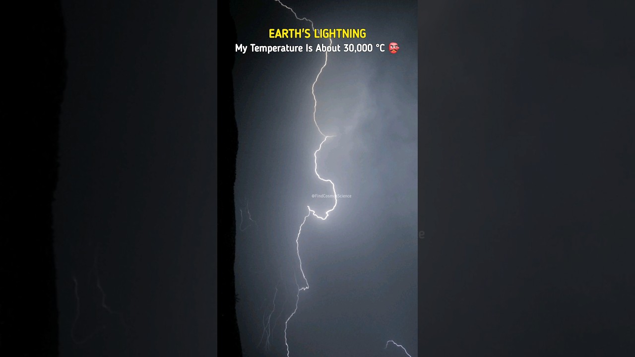 Moon's Core VS Earth's Lightning #shorts #findcosmosscience