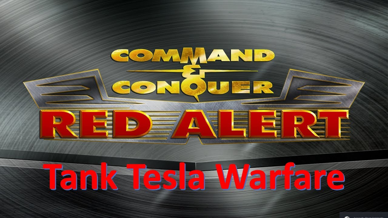 Command and Conquer Red Alert Remastered 3v3 (Tank Tesla Warfare Fight for Resources)