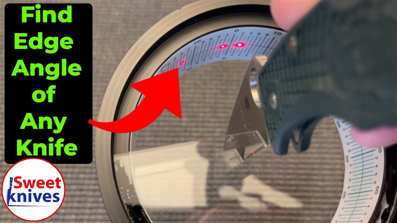 [156] CATRA Laser Goniometer - How to Find the Angle Degrees of Your Knife Blade Edge