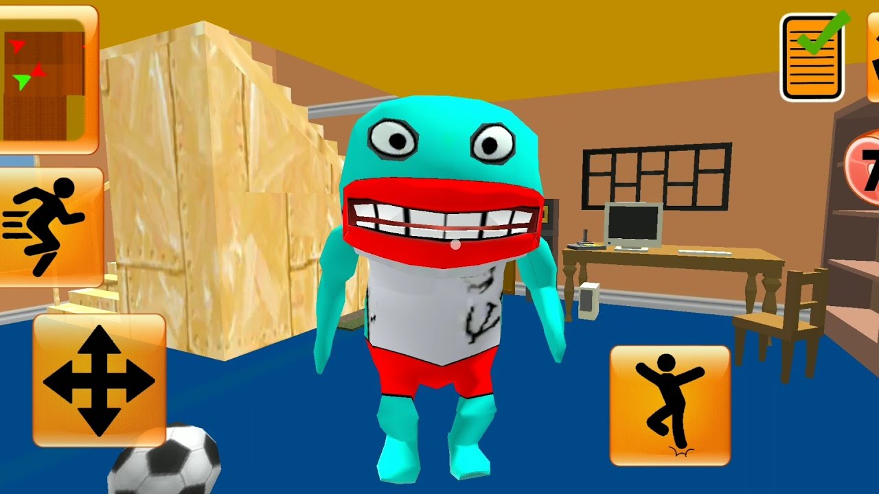 Plankton Gang Secret Sponge's Neighbor Escape 3D | Level 8 |Gameplay