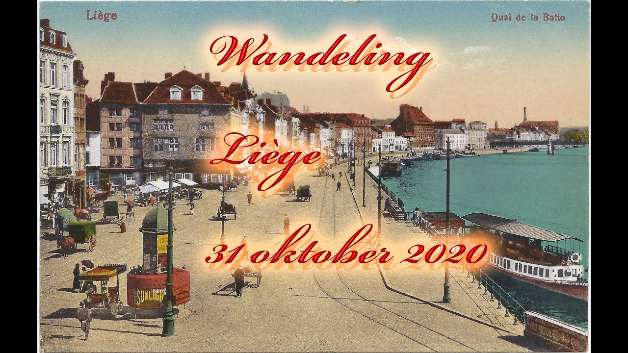 Wandeling Luik op 31 oktober 2020 | 4K