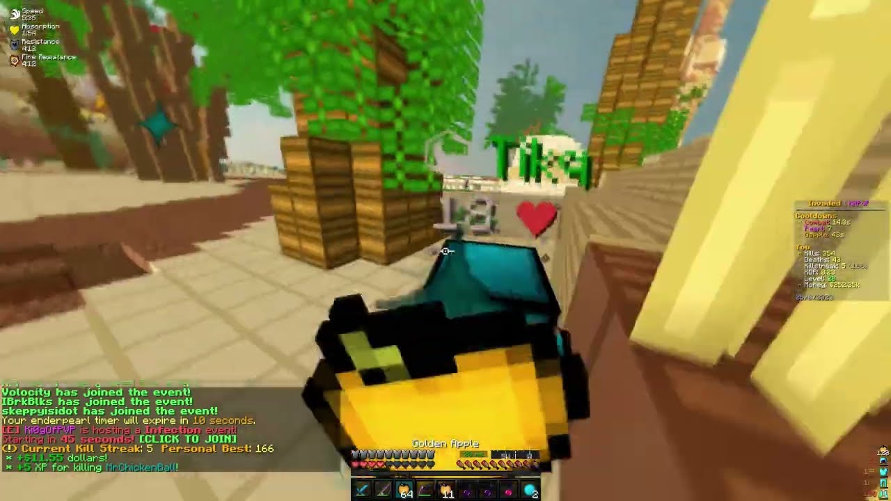 The QUEEN of Invadedlands defeating opps KitPvP Montage