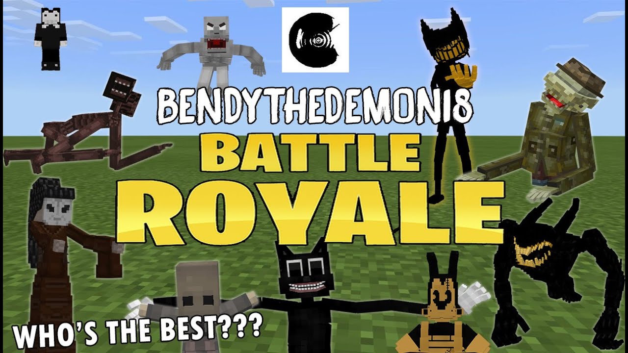 Little Nightmares VS Cartoon Cat & Siren Head VS Bendy VS SCP 096 V3 [Minecraft PE] Bendythedemon18