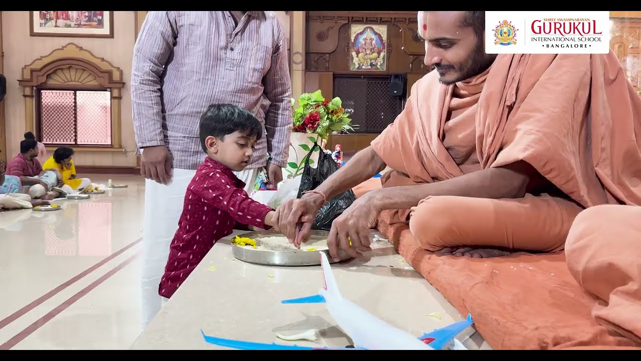 Aksharabhyas 2025 | Gurukul Bangalore | Shree Swaminarayan Gurukul International School
