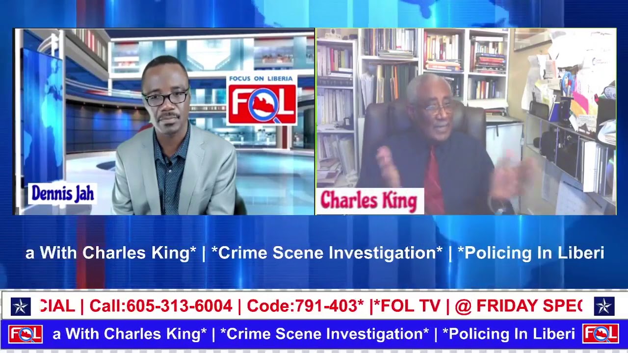 Policing & Crime Scene Investigation In Liberia With Charles King