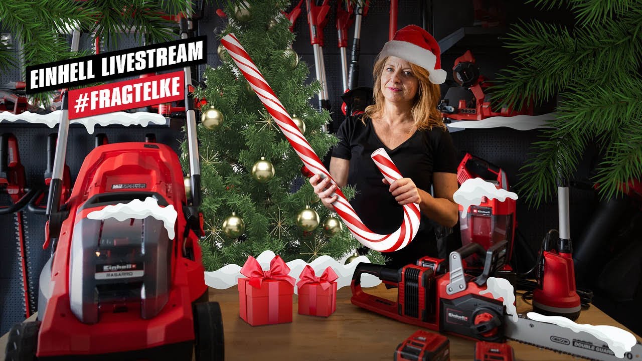 Livestream #FragtElke - Einhell Q&A | Dez. '22 Weihnachts-Special