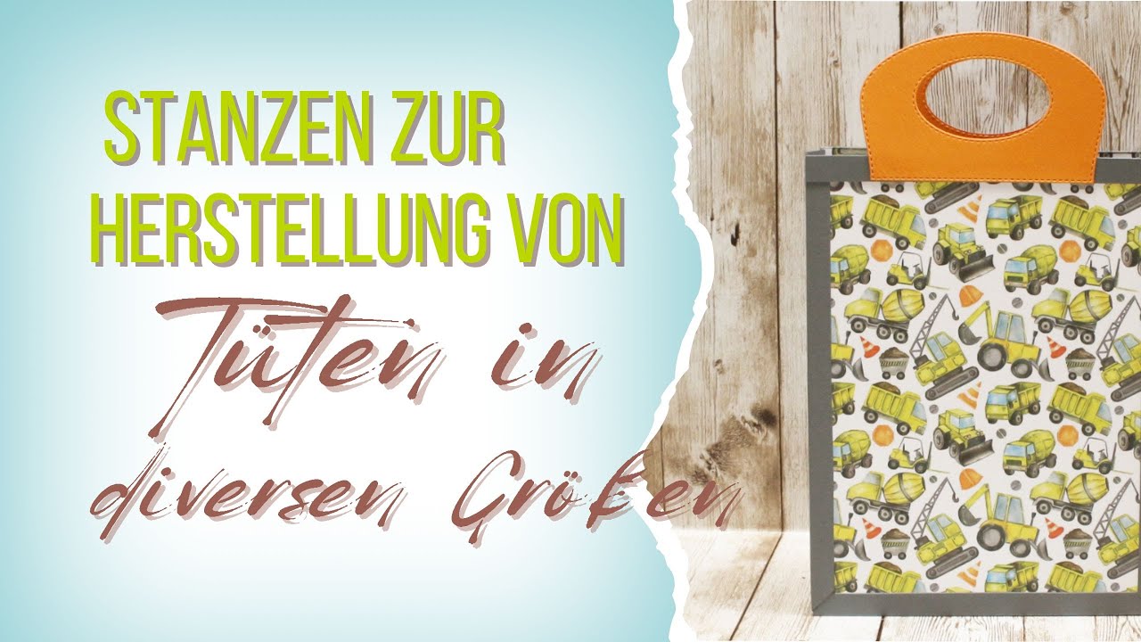 Stanzschablonen zur Herstellun von Tüten in vielen Größen - super einfach - ab 19.09.2023 im Shop