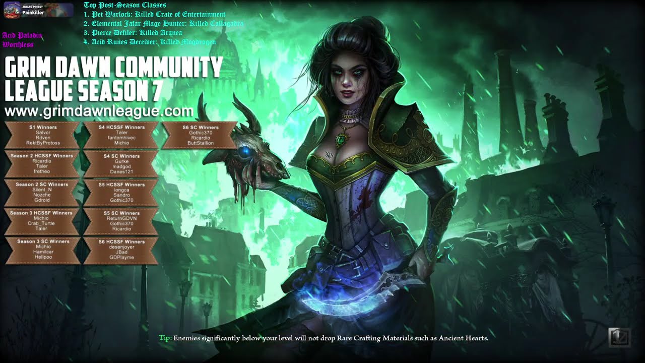 Grim Dawn Acid Paladin Part 3: Normal Skeleton Dungeons and Beginning of Ultimate - 94 Gear Swap