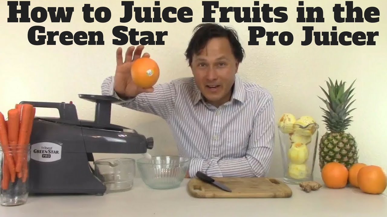 How to Juice Fruits in the Green Star Pro Twin Gear Juicer