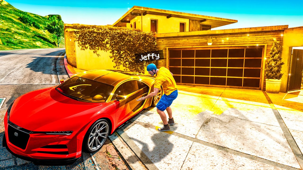 GTA 5 But Everything I Touch Turns GOLD!