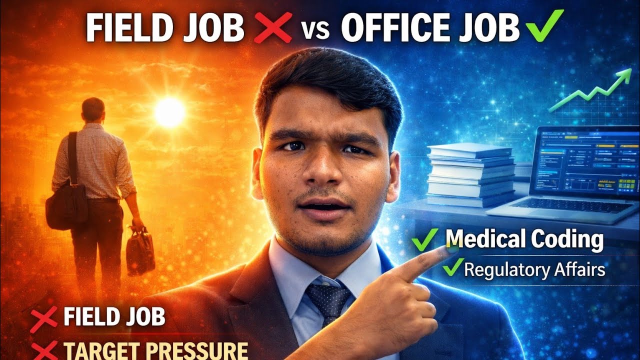 Best Office Jobs after B.Pharm/D.Pharm 🎯 Medical Coding vs Regulatory Affairs