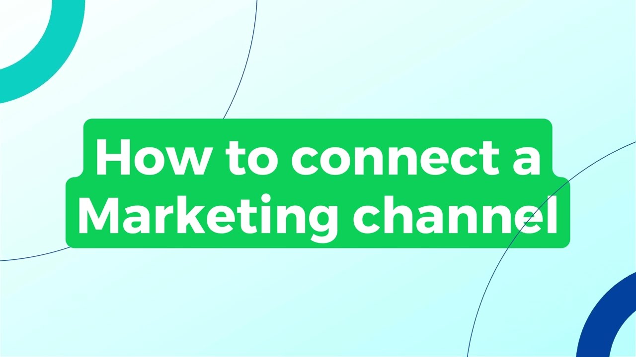 Net Profit checklist | Cost settings 101: Connecting marketing channels