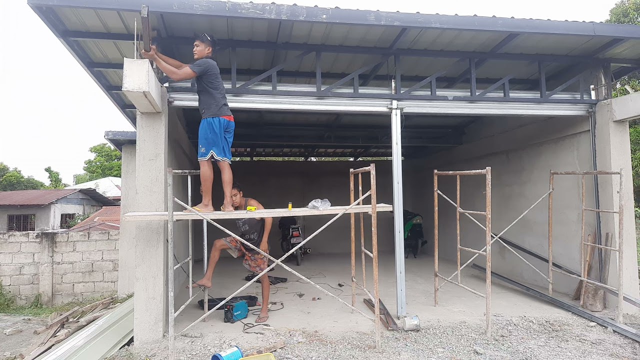 magkano bayad good morning roof.car garage design ideas