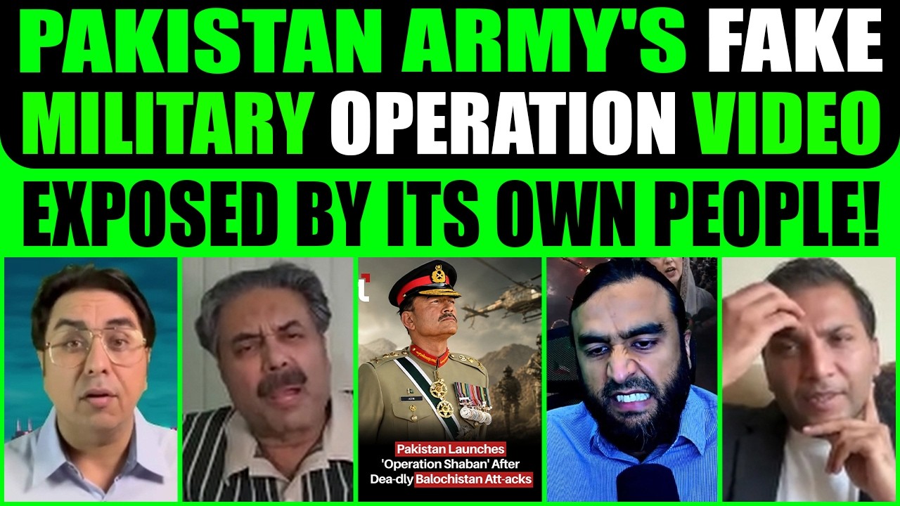 PAKISTAN ARMY'S FAKE MILITARY OPERATION VIDEO EXPOSED BY ITS OWN PEOPLE!