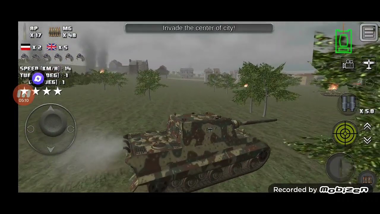 ทดลองใช้ Attack on tank rush jagdtiger
