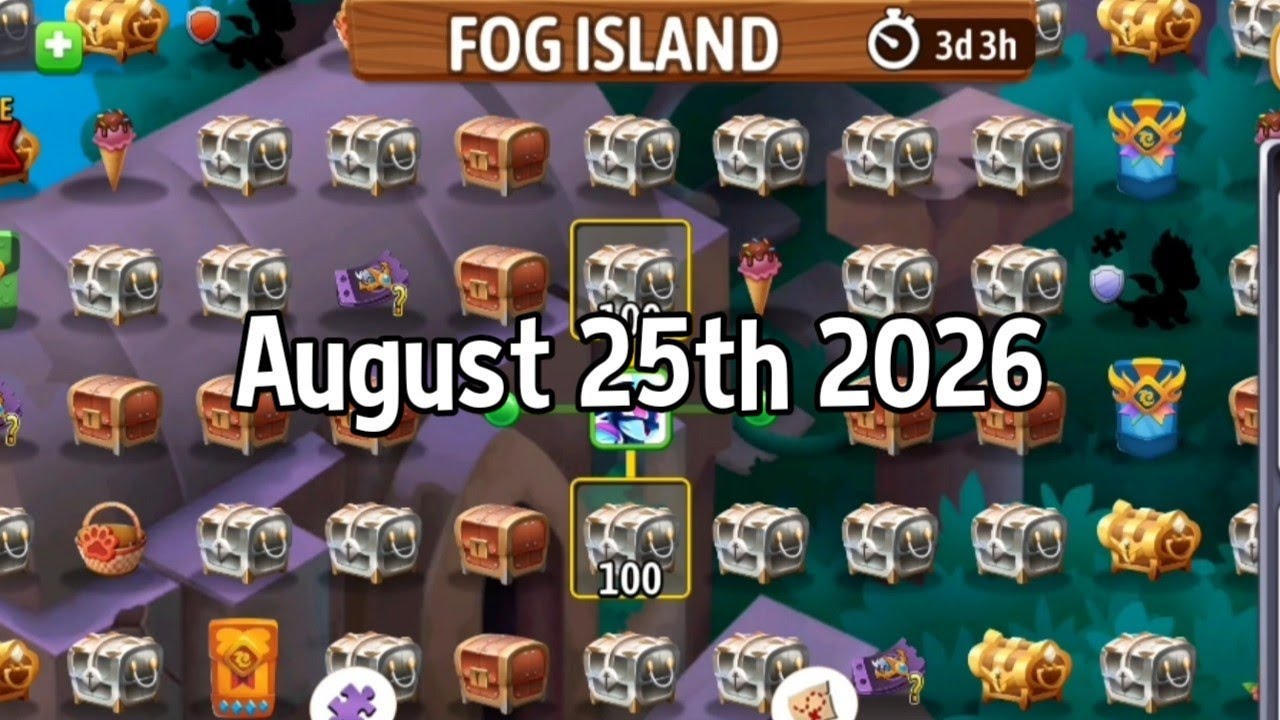 NEW FOG EVENT ISLAND 25 AUGUST 2026 FULL MAP