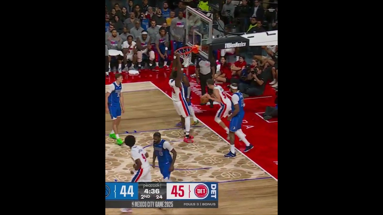 2nd Quarter Top Plays | Pistons vs Mavericks #nba #pistons