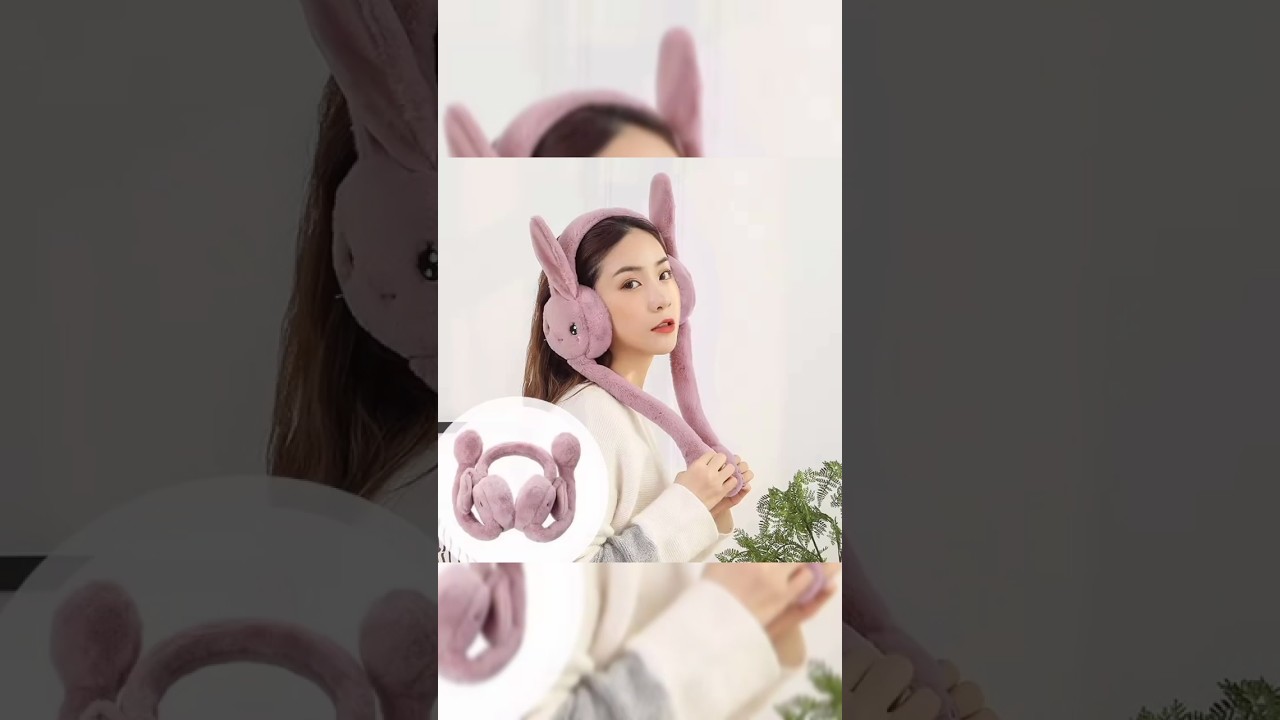 DIY rabbit earmuffs at home 😯#shorts #diy #craftershahin