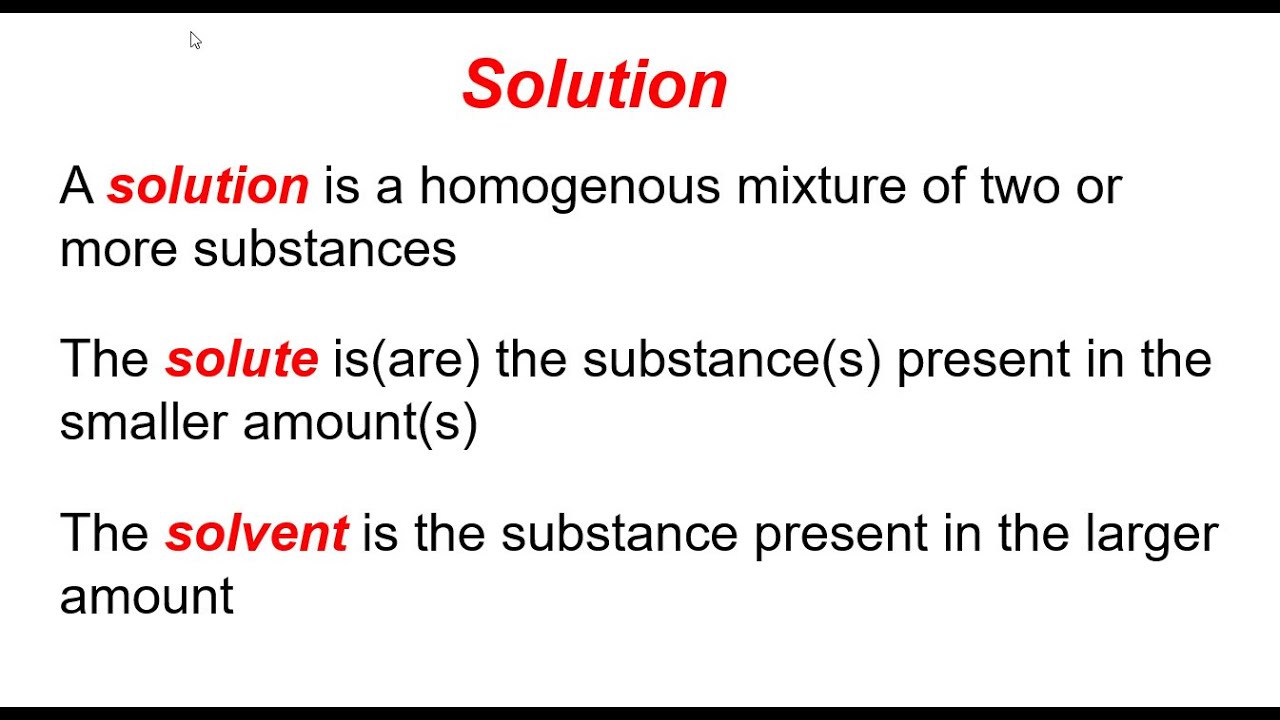 General Chemistry 2: Properties of Solutions (خصائص المحاليل) Lecture 1