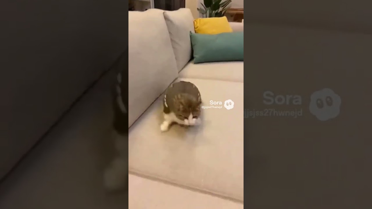 Meowl having zoomies 🦉🐱 