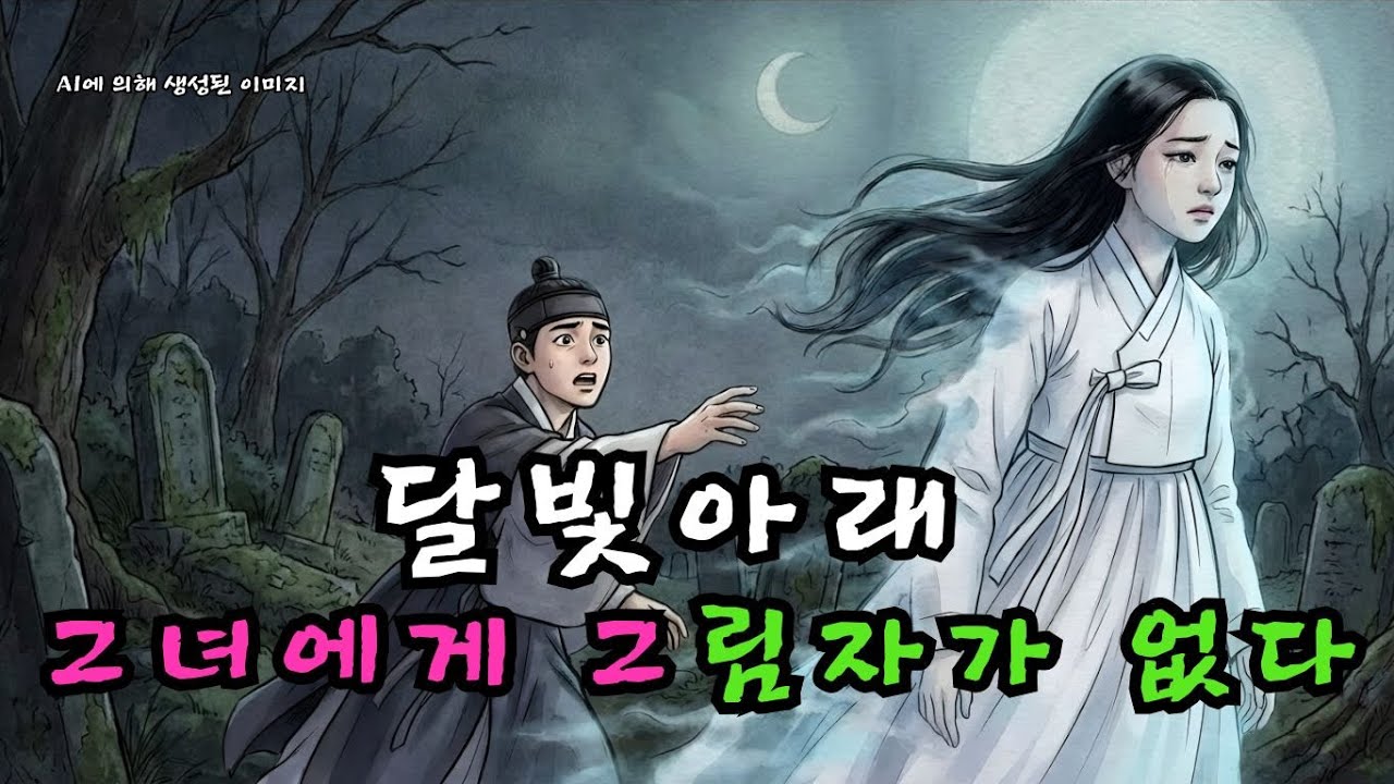 버려진 무덤가에서 잠든 청년, 흰 옷의 소녀가 옷을 덮어주었으나 달빛 아래 그녀에겐 그림자가 없었다 | 야담 | 민담  |  조선시대