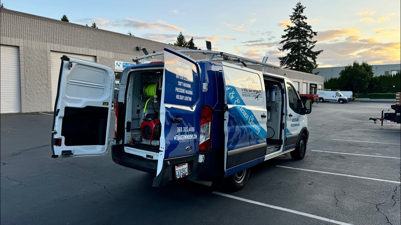 The Ultimate Ford Transit Pressure Washing Van Build