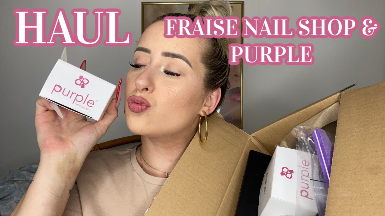 HAUL FRAISE NAIL SHOP / NOUVELLE COLLECTION HOPE PURPLE ✨