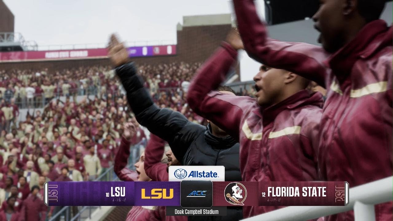 Week 8: 10 LSU @ 12 Florida State