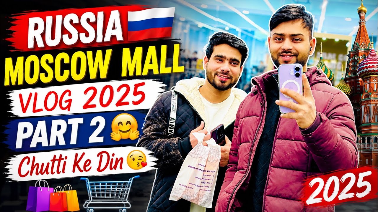 Russia Moscow Mall🇷🇺 Vlog 2025 Part 2🤗