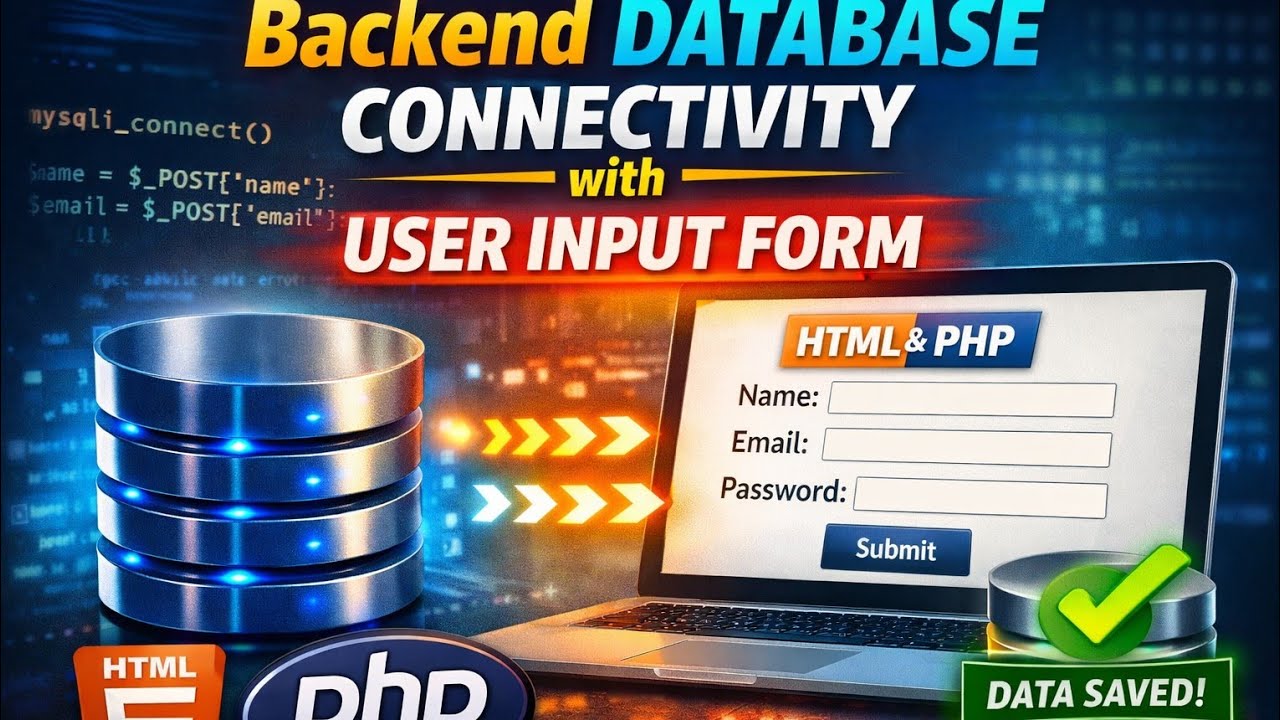 Storing User Information in Database || via HTML & PHP