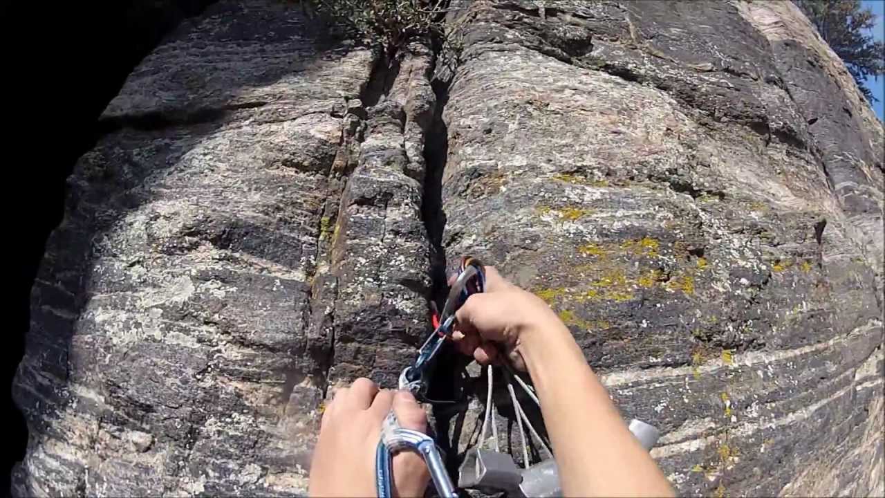 My first time Climbing with trad gear!! no cams!