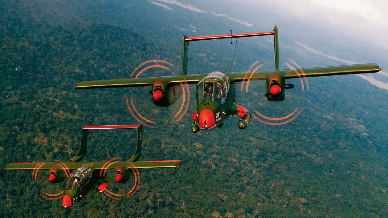 Три тонны смерти: штурмовик созданный друзьями на заднем дворе | OV-10 Bronco