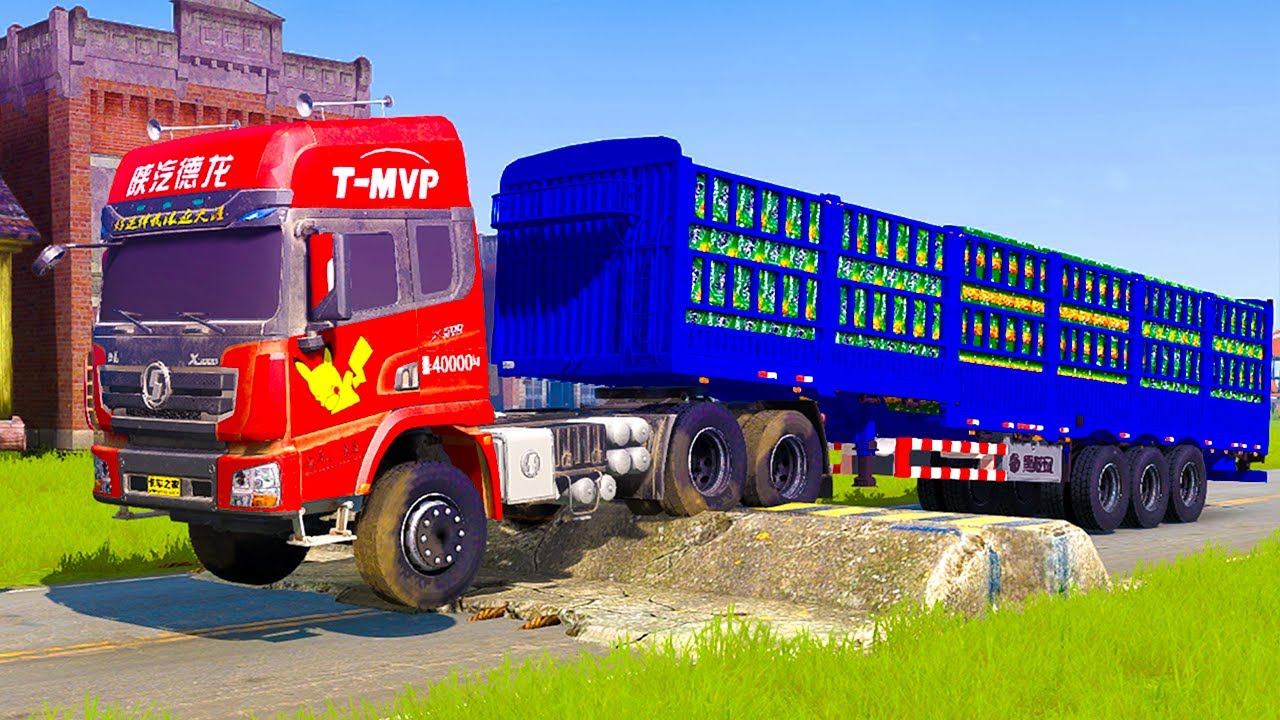 Trucks with Driving Up Extreme Slopes - Spintires: MudRunner Mods #mudrunner