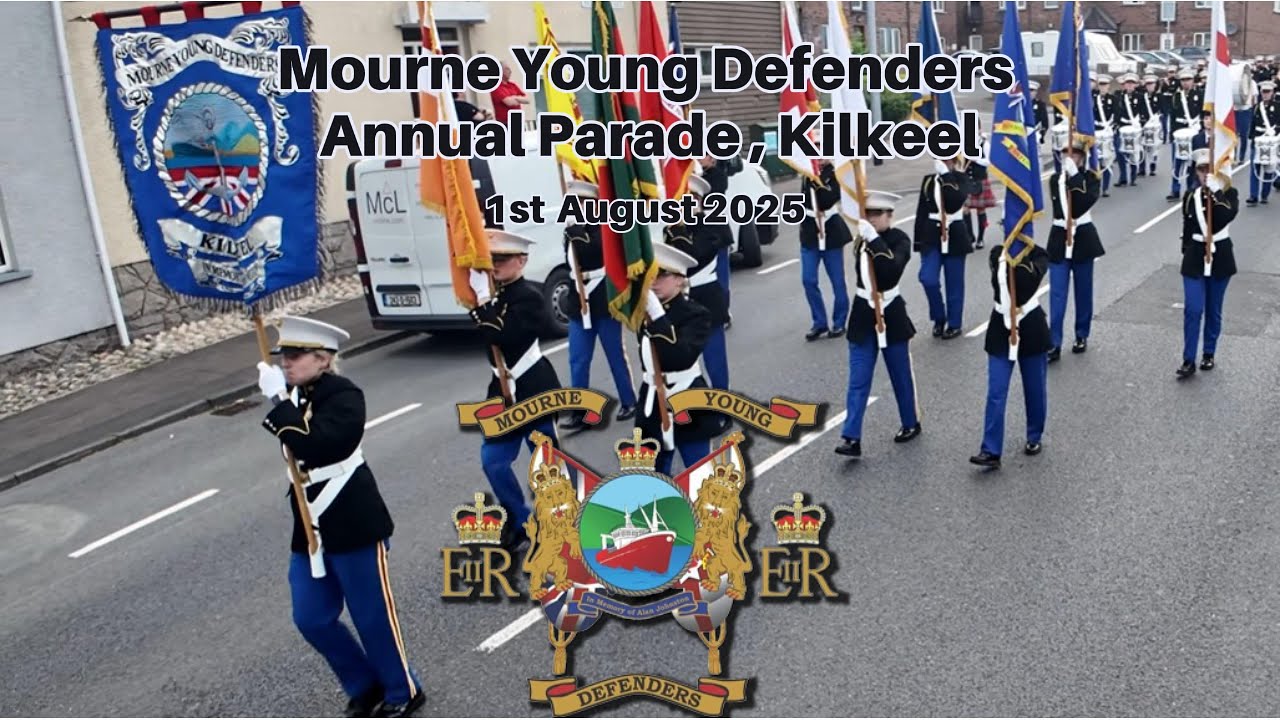 Mourne Young Defenders Annual Parade, 1st August 2025, Kilkeel