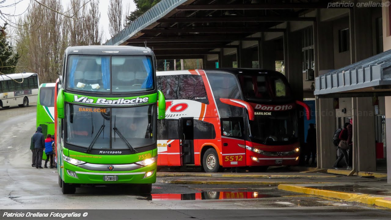 buses en san carlos de bariloche, argentina  (flecha bus, andesmar, vía bariloche y más!)