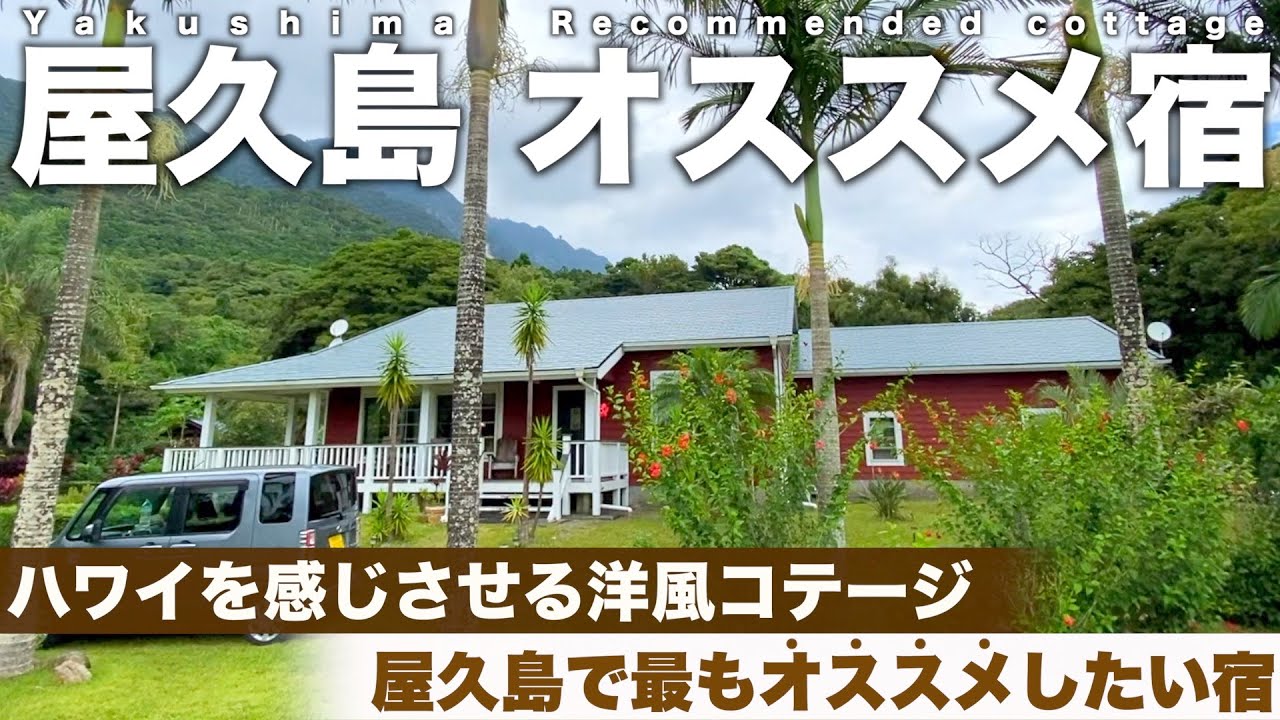 【気分はハワイ】屋久島で最もおすすめしたいコテージを紹介します！ #屋久島 #世界遺産 #コテージ