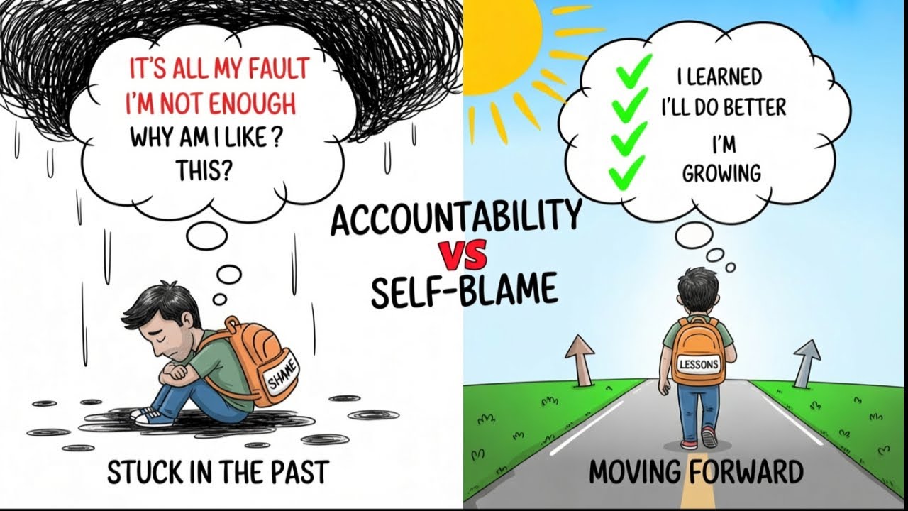 Accountability vs Self-Blame (The Differences That Change Everything)🌿✨🌱✨