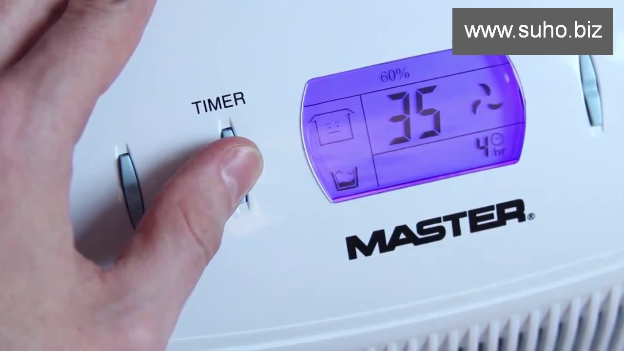 Видеообзор осушителя воздуха MASTER DH 716